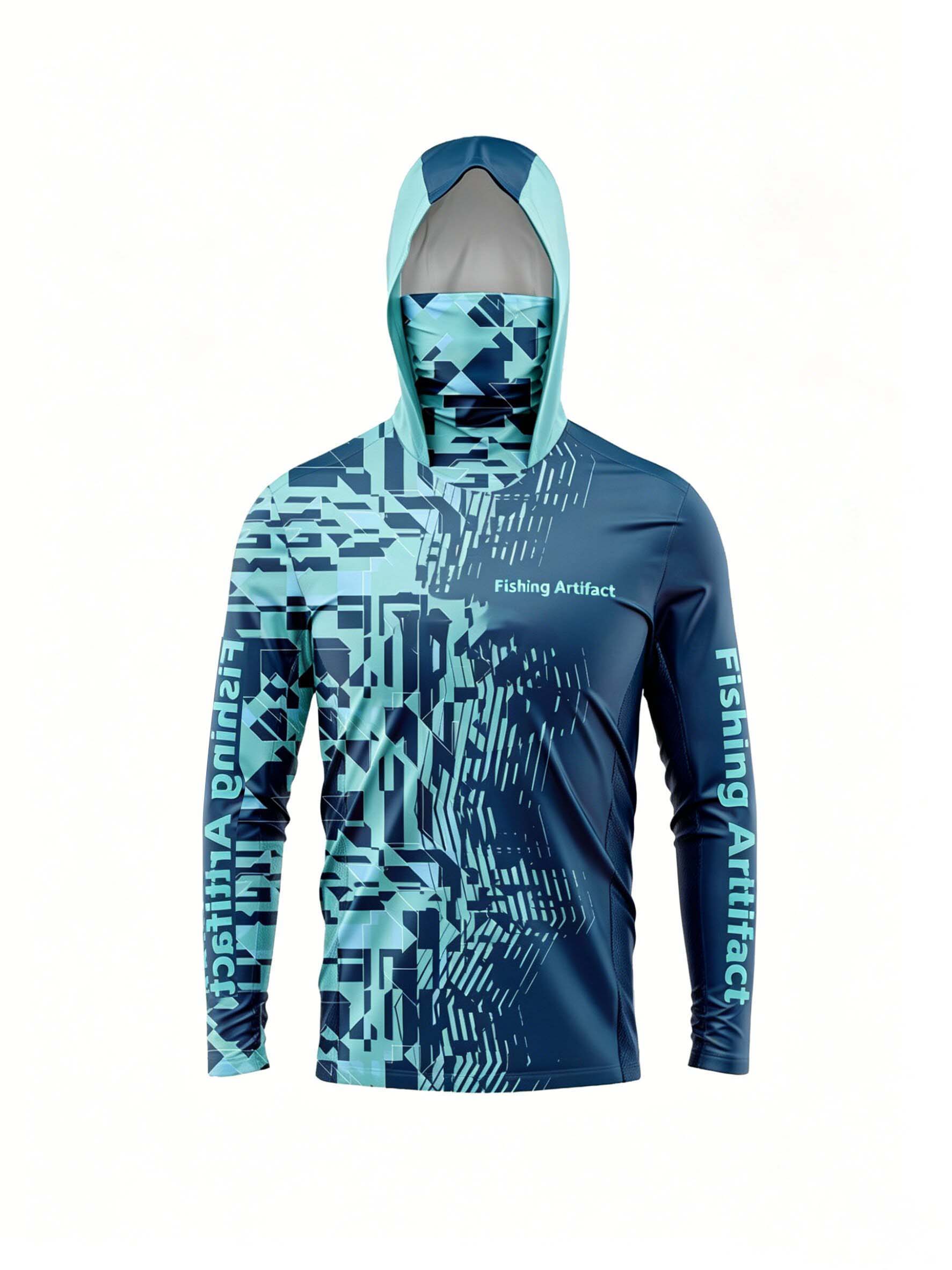 Men's Summer Fishing Hoodie, L - огляд і ціна Fishing Mask Sun Protection