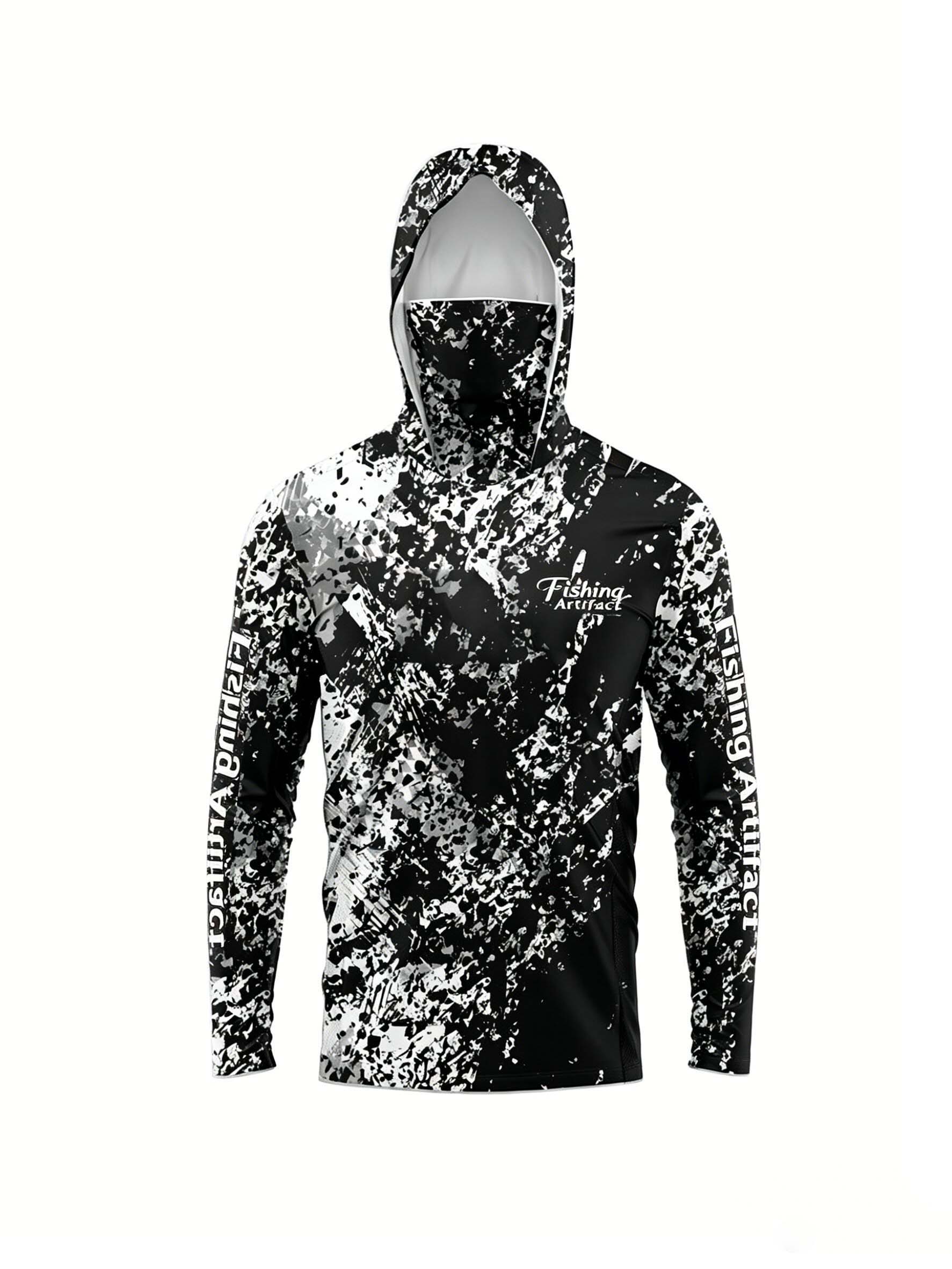 Men Summer 3D‑Printed Fishing  - огляд і ціна Fishing Mask Sun Protection