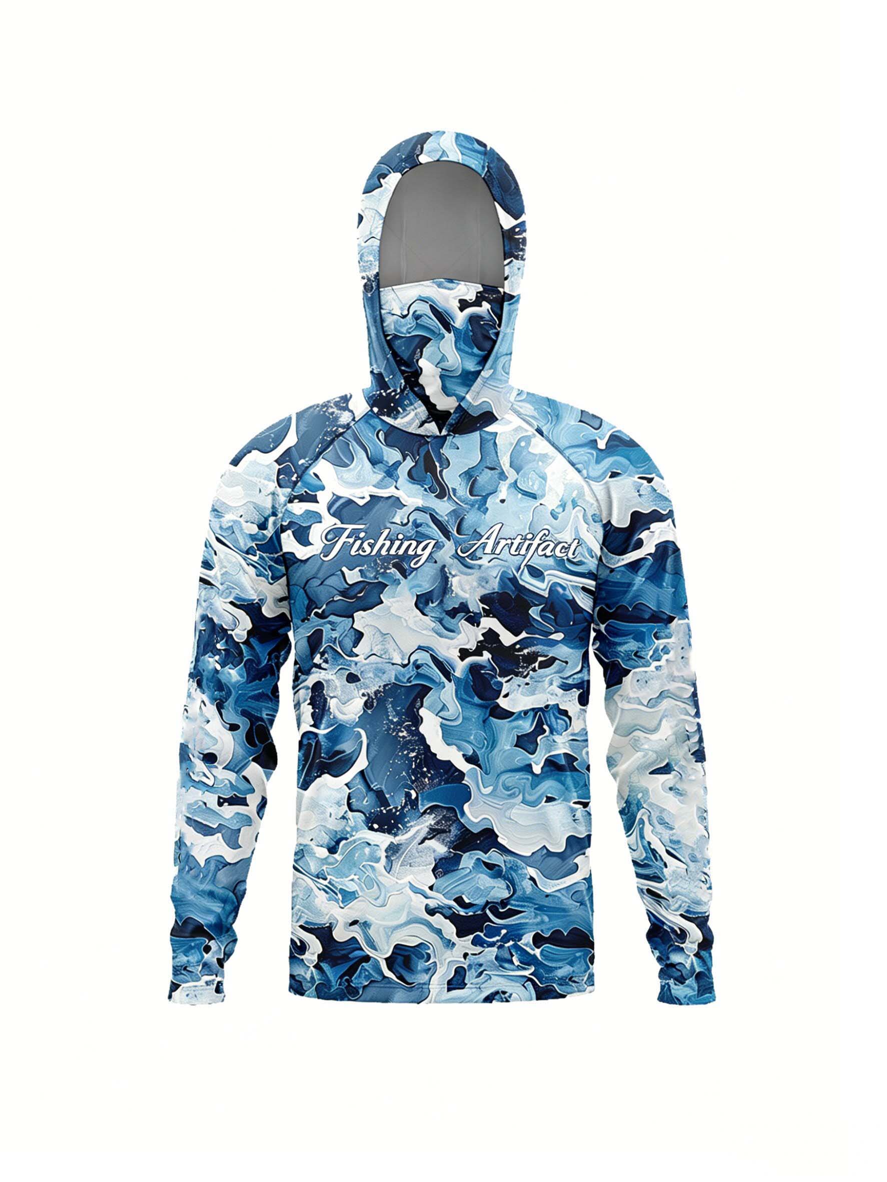 Men Summer 3D‑Printed Fishing  - огляд і ціна Fishing Mask Sun Protection