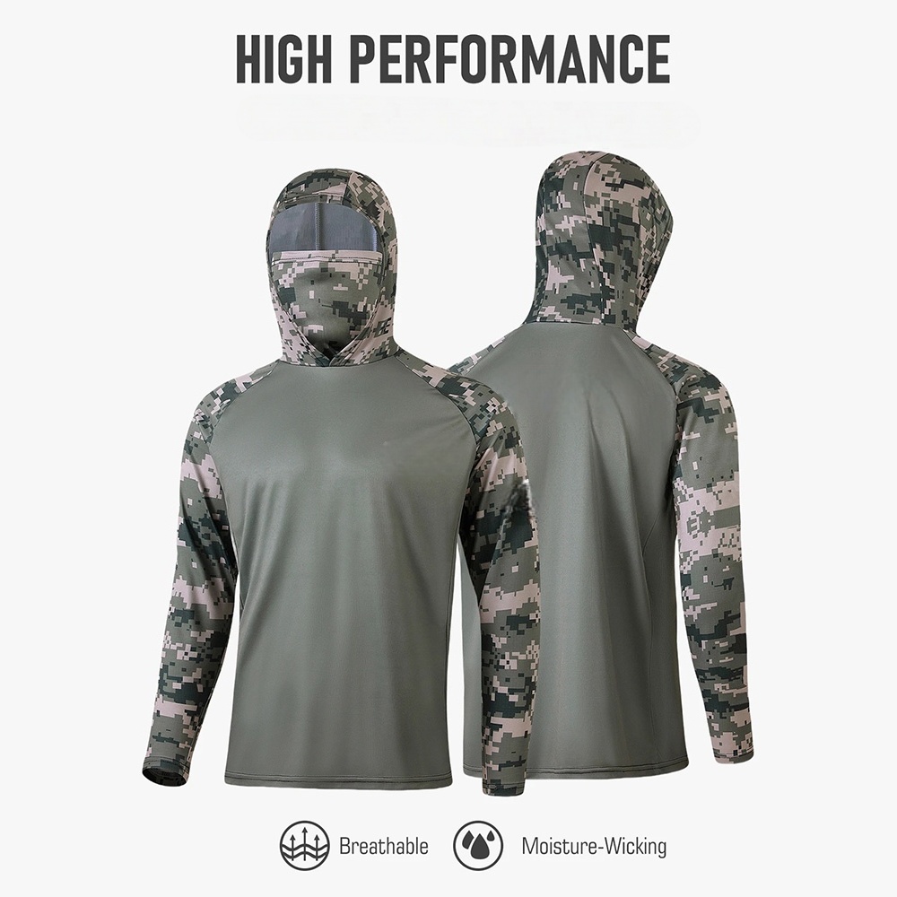 MALFC Fishing Apparel Men Hood - огляд і ціна Fishing Shirt Uv Protection