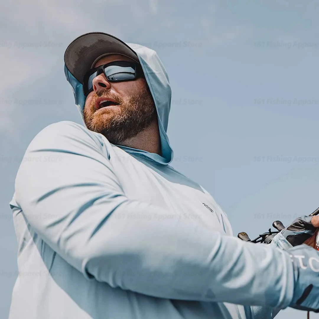 MALFC Fishing Apparel Men Hood - огляд і ціна Fishing Shirt Uv Protection