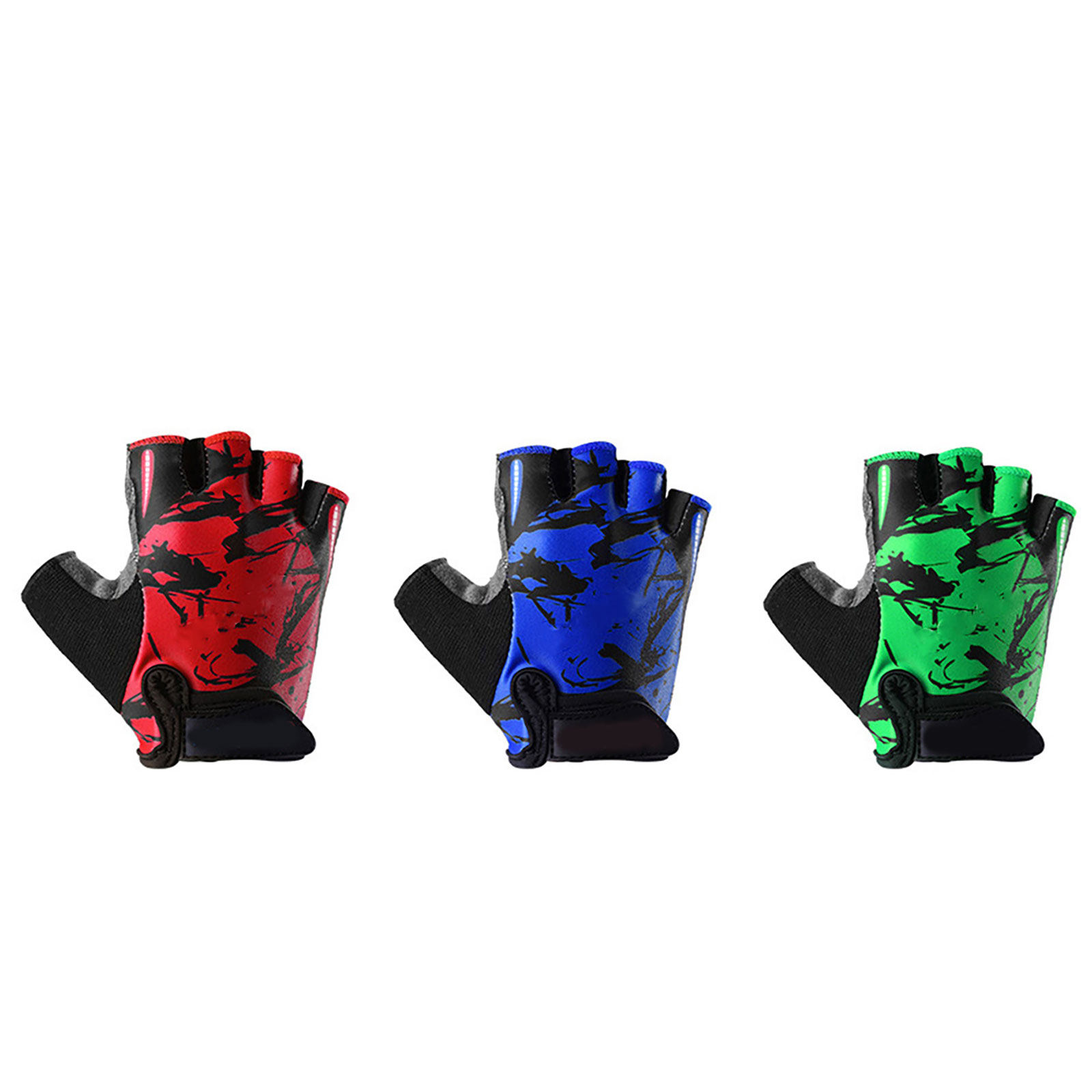 Kids Non Slip Half Finger Glov - огляд і ціна Fishing Gloves