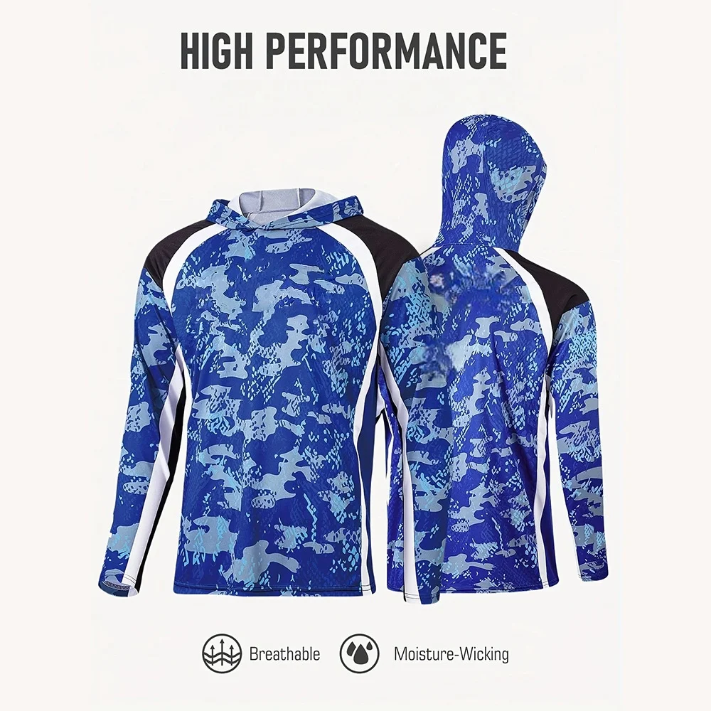 Fishing Apparel Men Hood Fishi - огляд і ціна Fishing Shirt Uv Protection