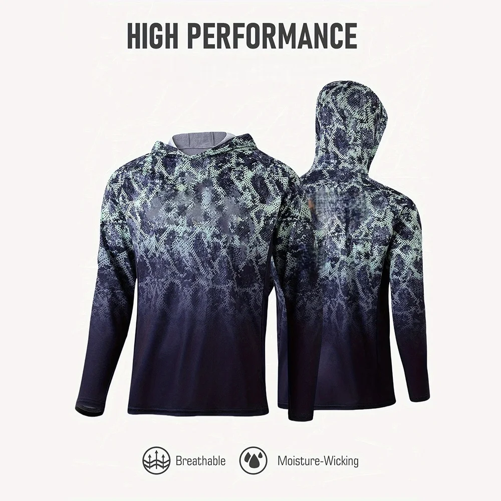 Fishing Apparel Men Hood Fishi - огляд і ціна Fishing Shirt Uv Protection