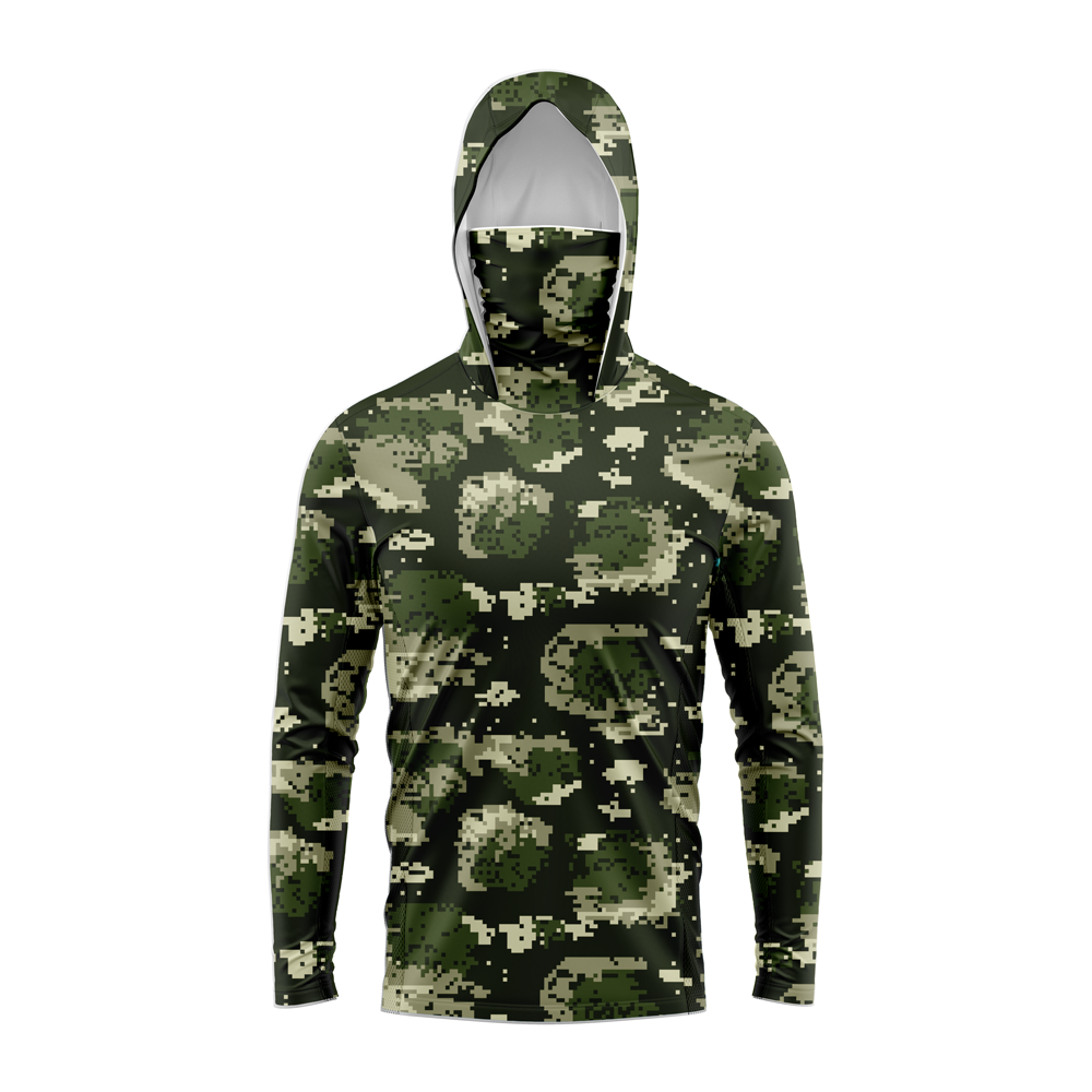 Men Hood Fishing Shirt long sl - огляд і ціна Fishing Shirt Uv Protection