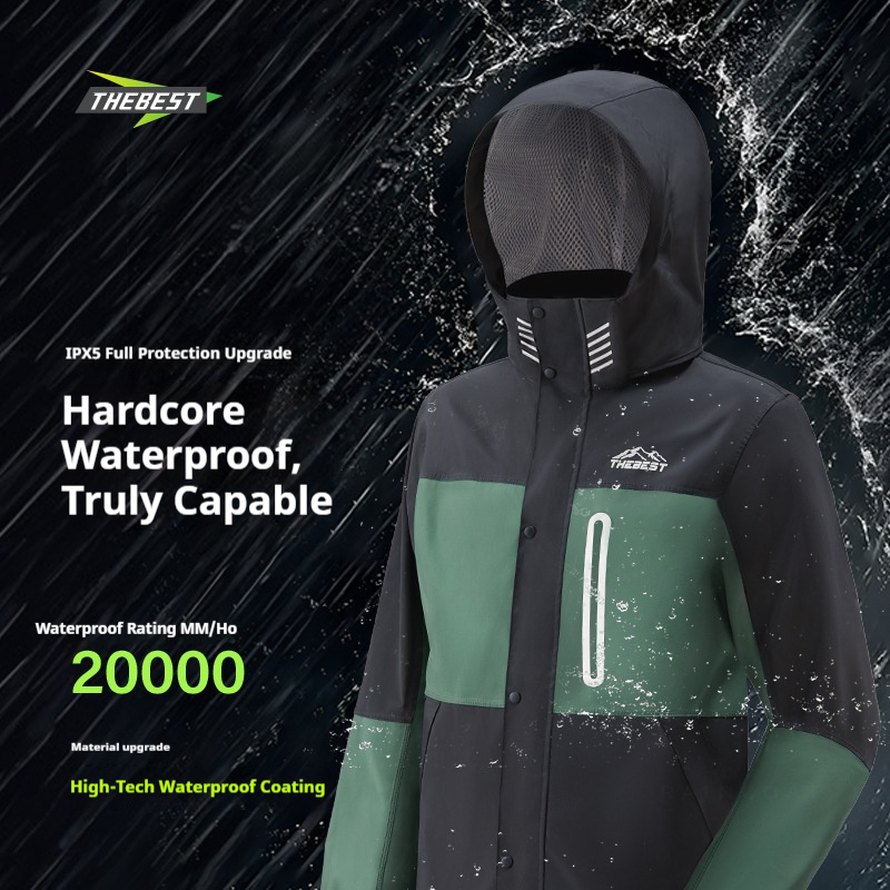 Adult Motorcycle Raincoat Full - огляд і ціна Fishing Rain Suit