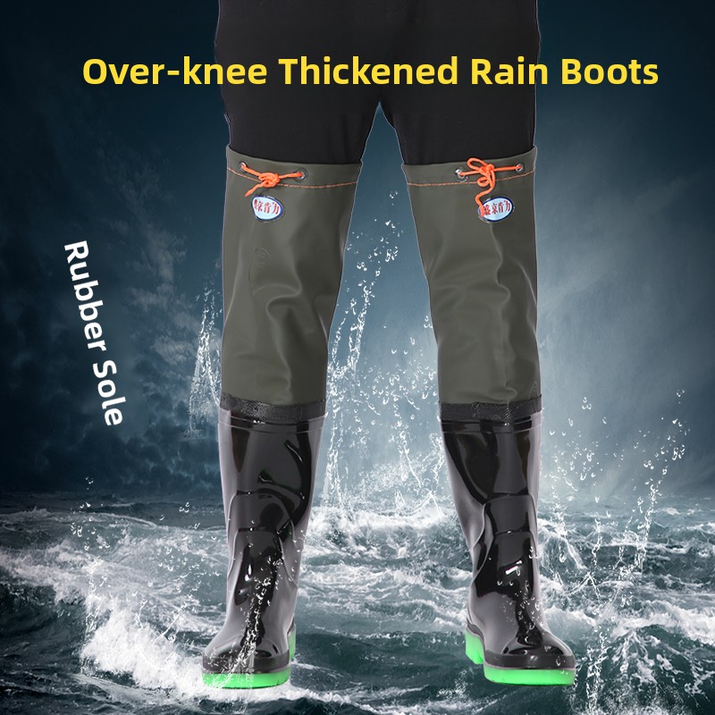 Thickened Over-Knee Rain Boots - огляд і ціна Fishing Pants Waterproof