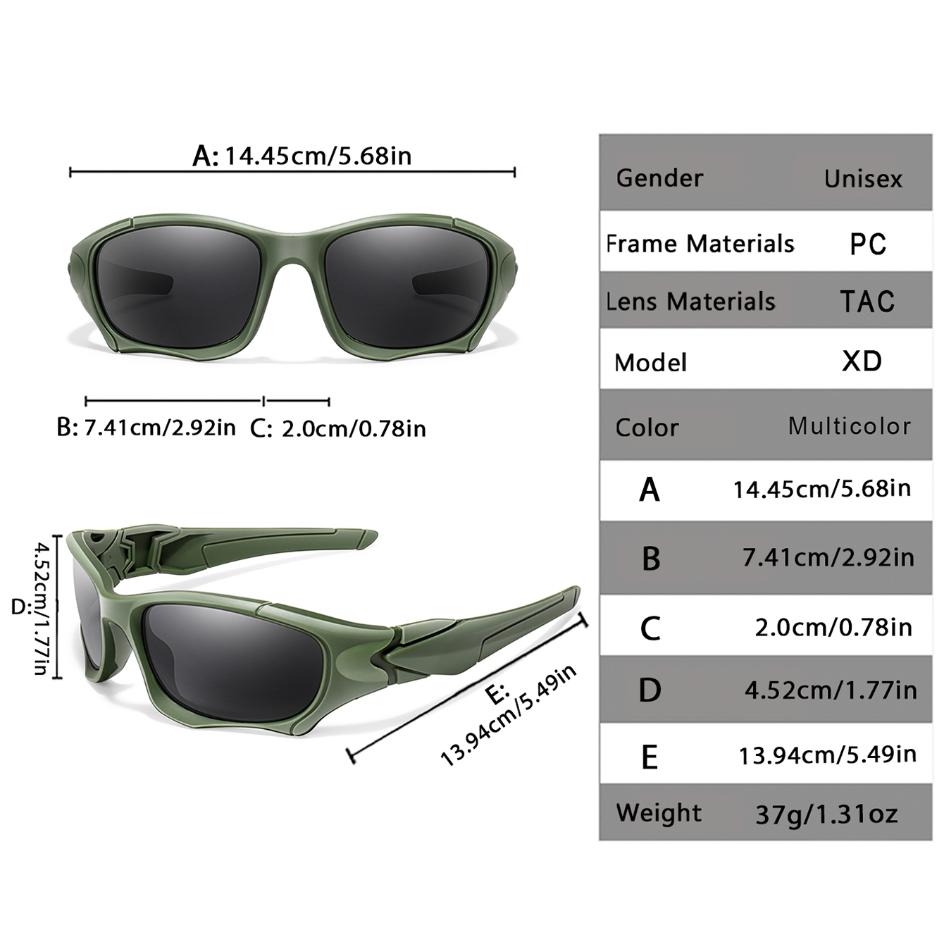 Classic Polarized Sunglasses f - огляд і ціна Fishing Sunglasses Polarized