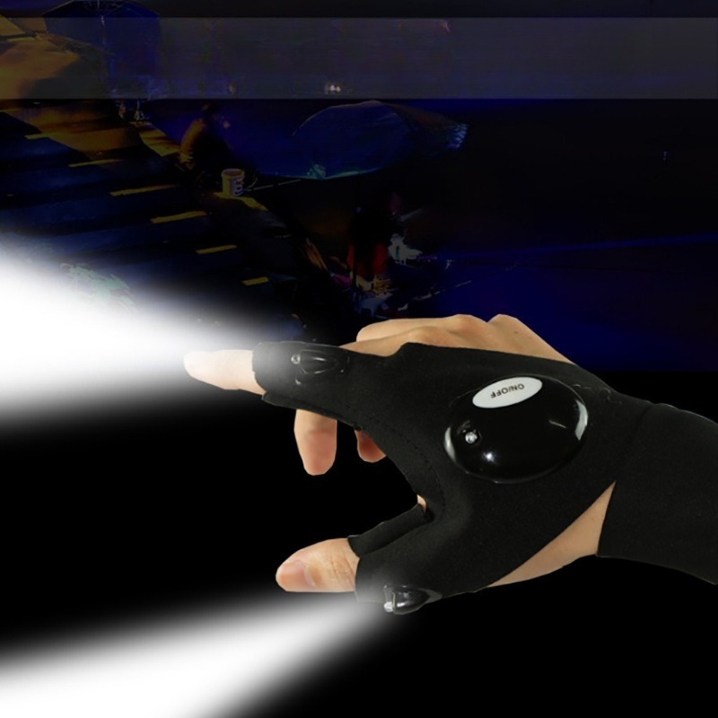 LED Flashlight Luminous Fishin - огляд і ціна Fishing Gloves